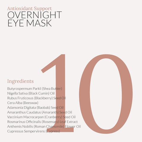 Antioxidant Support Overnight Eye Mask